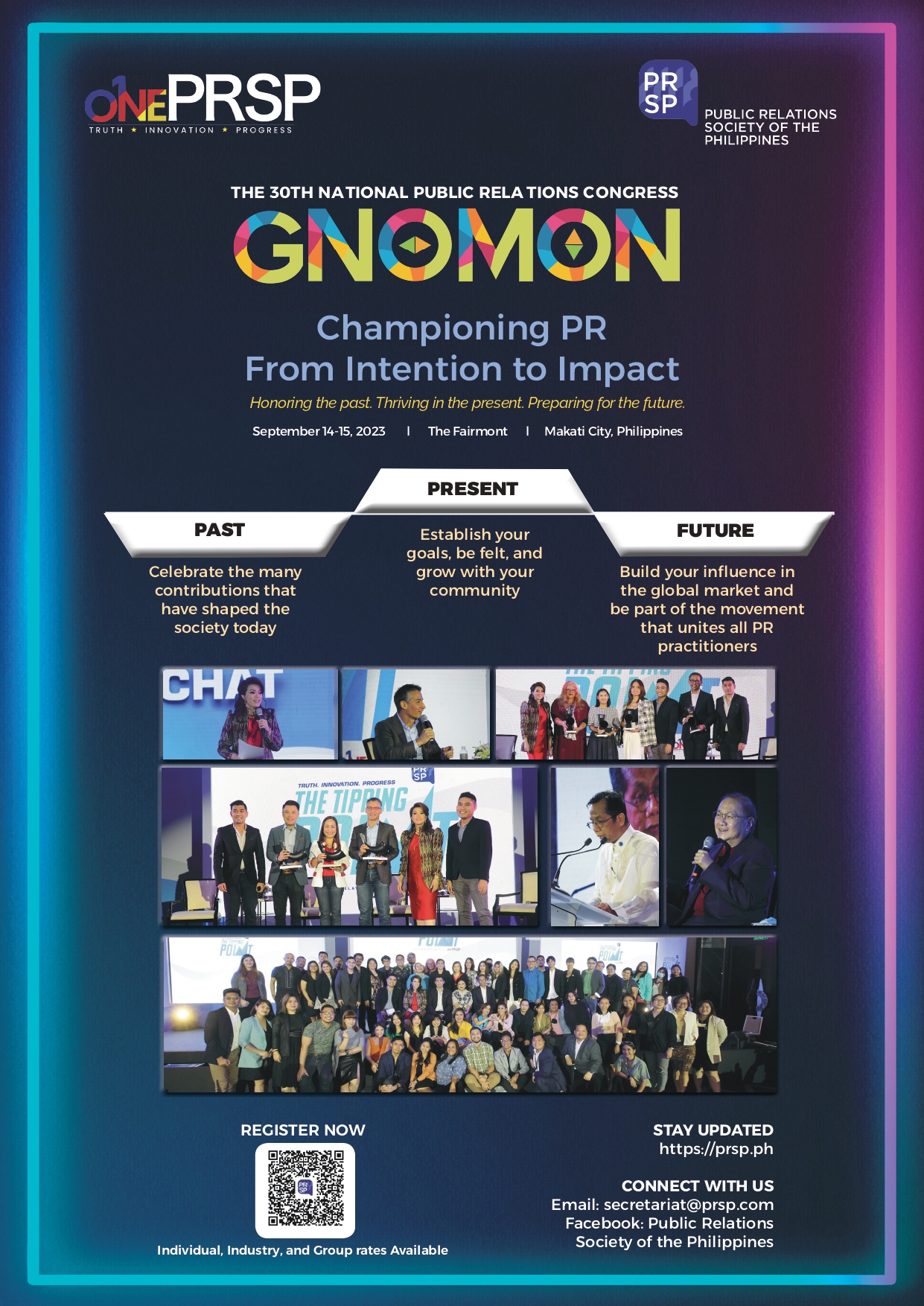 GNOMON: The 30th National PR Congress by the PRSP