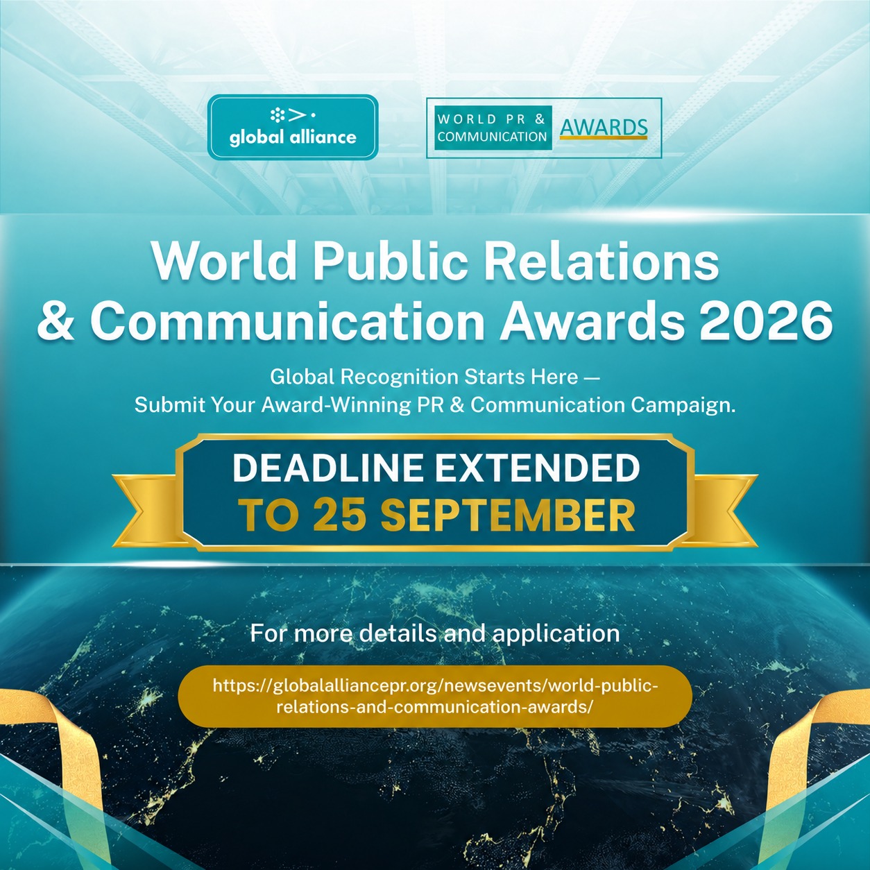 Deadline Extended: Submit Your Entries for the World Public Relations and Communication Awards